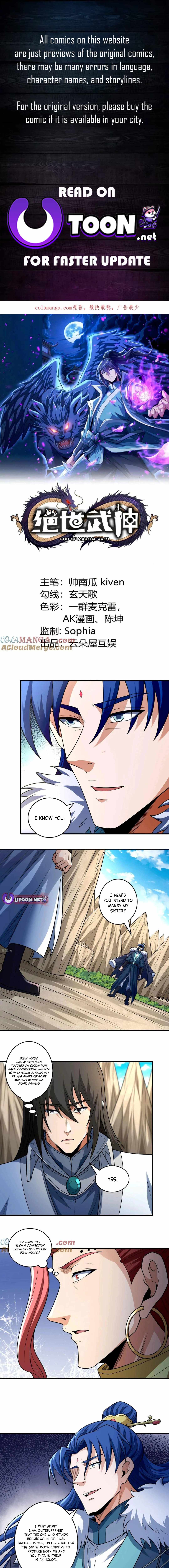 God of Martial Arts Chapter 820 1